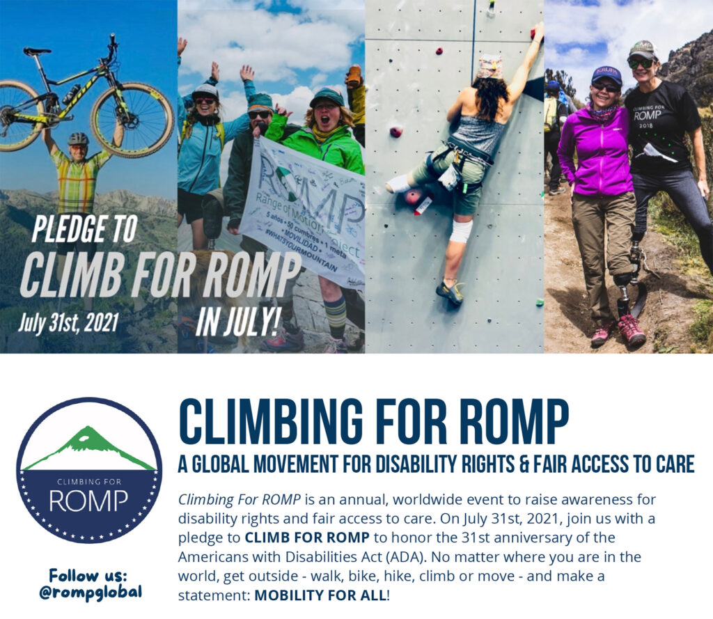 Climbing For ROMP